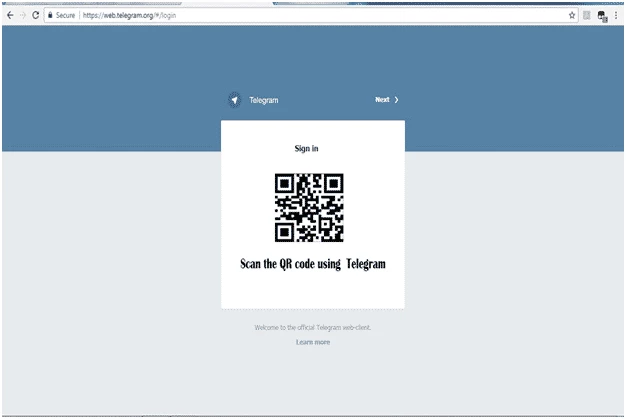 Telegram Web — skærmbillede 2